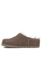 UGG sabots en cuir femme marron – Image 3
