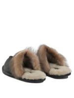 UGG chaussons en cuir femme noirs – Image 4
