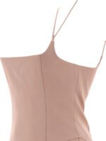 THE ATTICO Robe Midi Beige Femme – Image 3