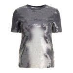 MAX MARA SPORTMAX T-shirt Sequins Gris Femme