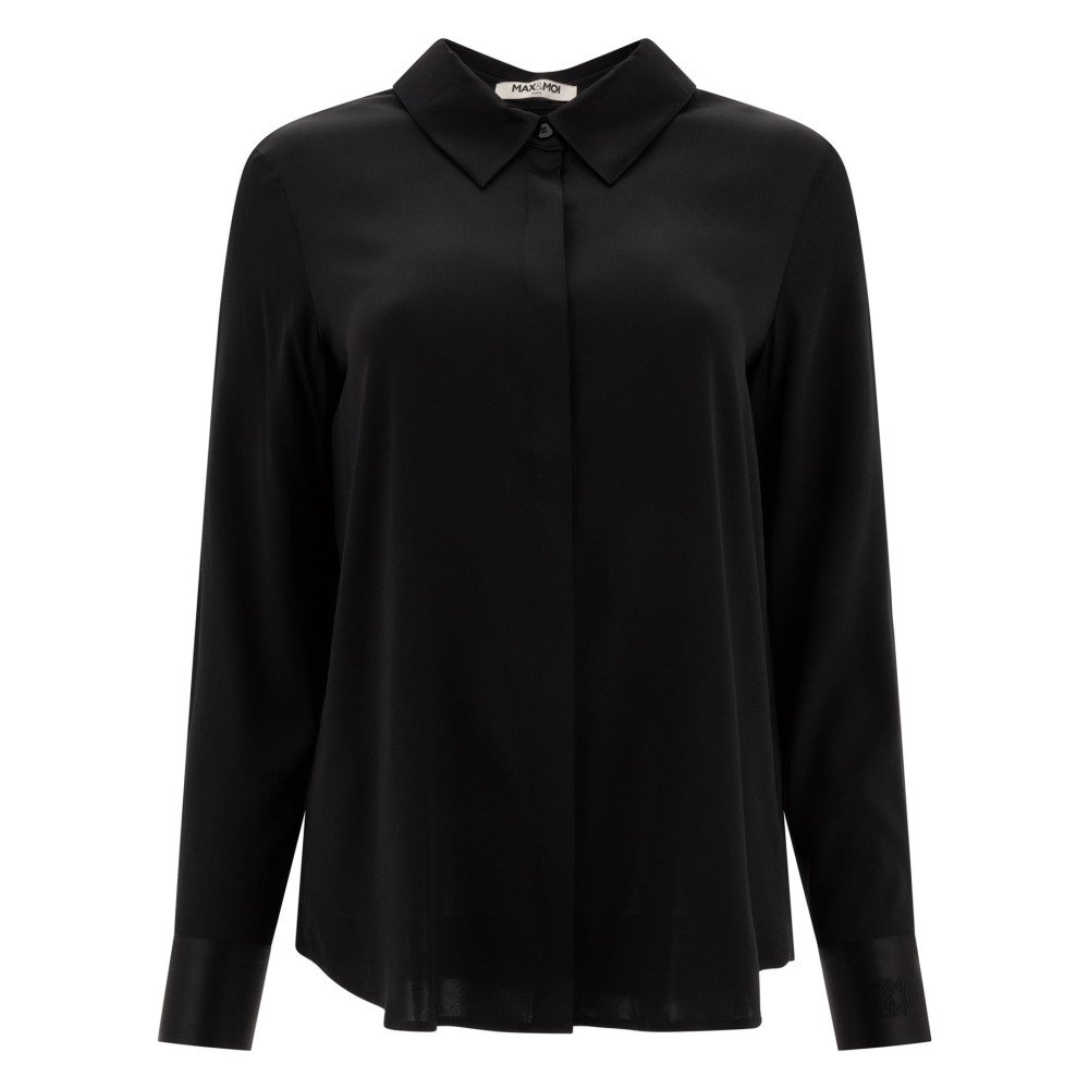 S25-maxmoi-H23LEVYBLACK MAX&MOI Chemise Noir Femme – Image 1