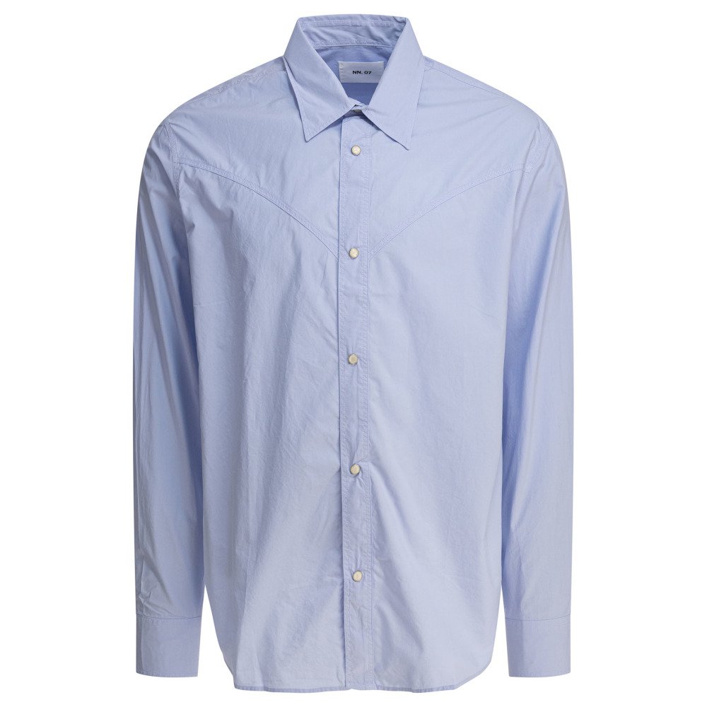 S25-nn07-2525245927JOE20SHIRT205245POWDER20BLUE NN.07 Chemise Joe Bleu Clair Homme – Image 1