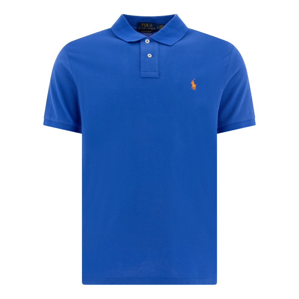 S25-polo20ralph20lauren-710782592011NEW20IRIS20BLUEC2427 POLO RALPH LAUREN Polo Pique Bleu Homme – Image 1