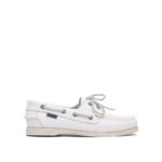 SEBAGO Mocassin Docksides Portland Blanc Femme