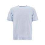 VINCE Pull Manches Courtes Bleu Clair Homme
