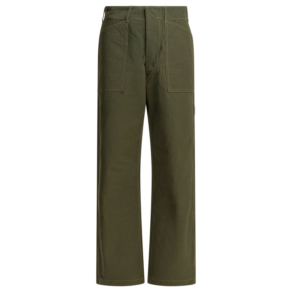 S2520W25-buzz20ricksons-BR42534149 BUZZ RICKSON'S Pantalon M-1941 Vert Homme – Image 1