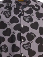 HUMAN MADE Chemise Heart Vacation Gris Homme – Image 3