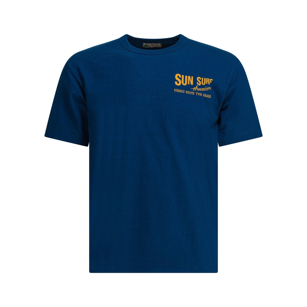S2520W25-sun20surf-SS79543128 SUN SURF T-shirt McCully Chop Sui Bleu Homme – Image 1