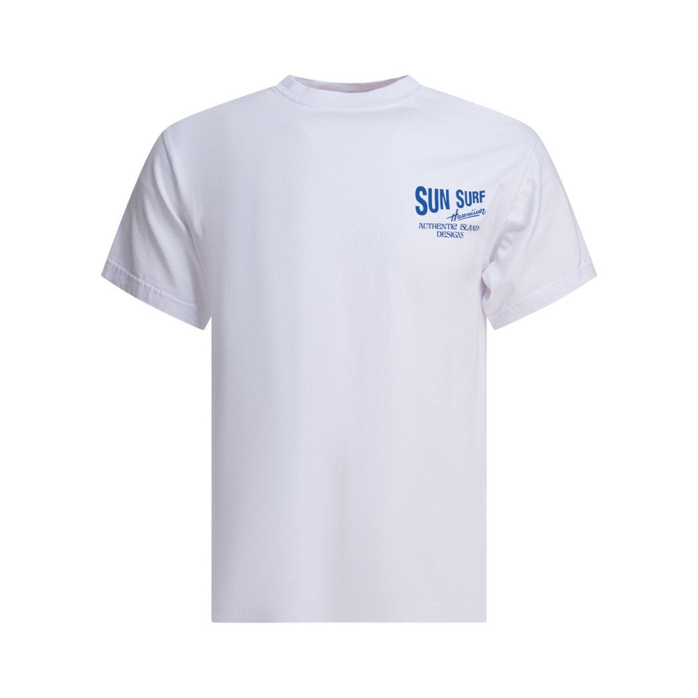S2520W25-sun20surf-SS79549101 SUN SURF T-shirt Hata Dry Goods Store Blanc Homme – Image 1