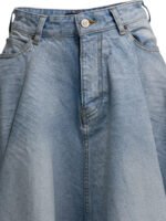 BALENCIAGA Jupe Godet Bleu Clair Femme – Image 3