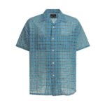 BEAMS PLUS Chemise Open Collar Bleu Clair Homme