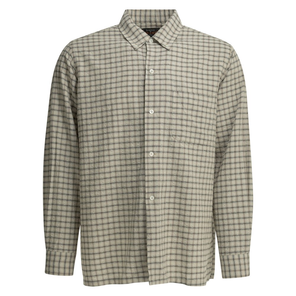 S26-beams20plus-3811192913979 BEAMS PLUS Chemise Open BD Sucker Beige Homme – Image 1