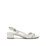 DEL CARLO Sandale Blanc Femme