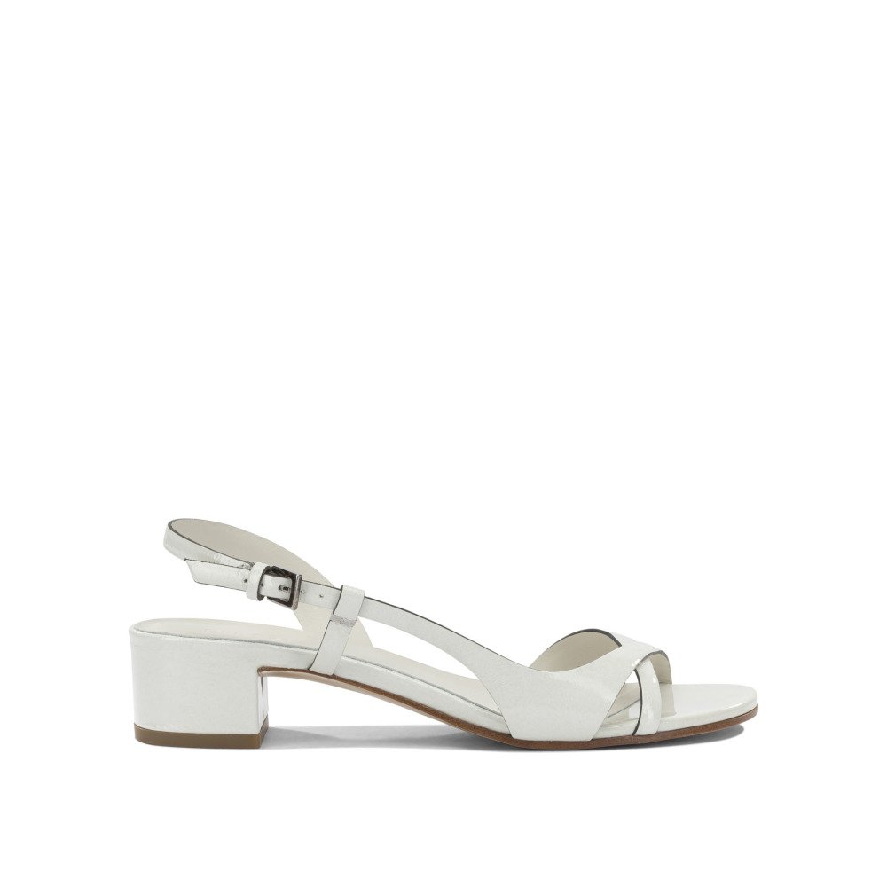S26-del20carlo-12111ANNVETRO20BIANCO DEL CARLO Sandale Blanc Femme – Image 1