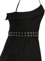GANNI Robe Evasée Noir Femme – Image 4