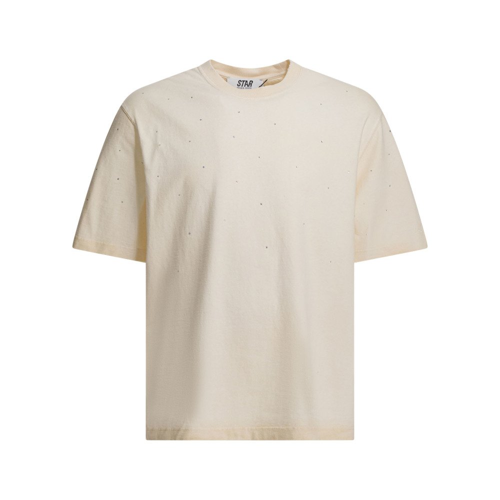 S26-golden20goose-GUP01873P00242111616 GOLDEN GOOSE T-shirt Star Blanc Homme – Image 1