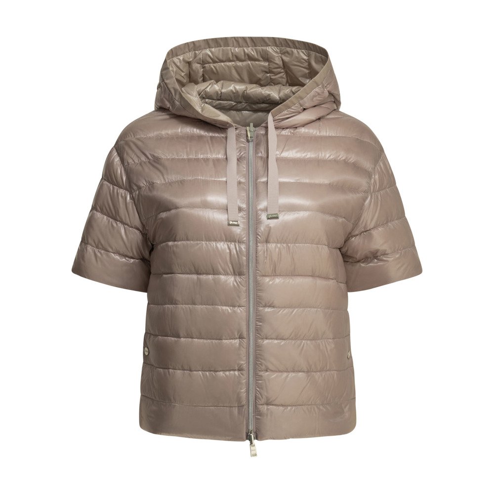 S26-herno-PI002222D12017Z4019 HERNO Doudoune Courte Réversible Rose Femme – Image 1