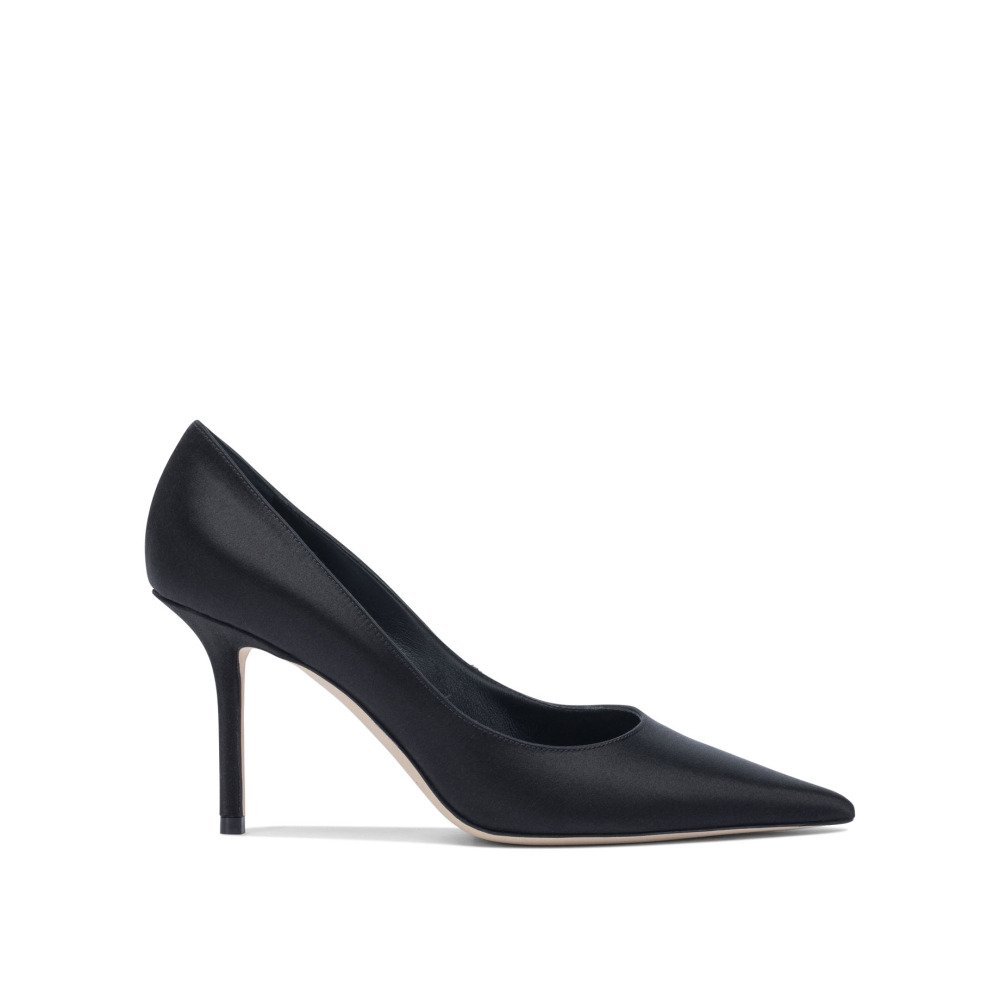 S26-jimmy20choo-LOVE2085SATBLACK JIMMY CHOO Escarpin Love 85 Noir Femme – Image 1