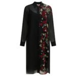 KHAITE Robe Gloria Noir Femme