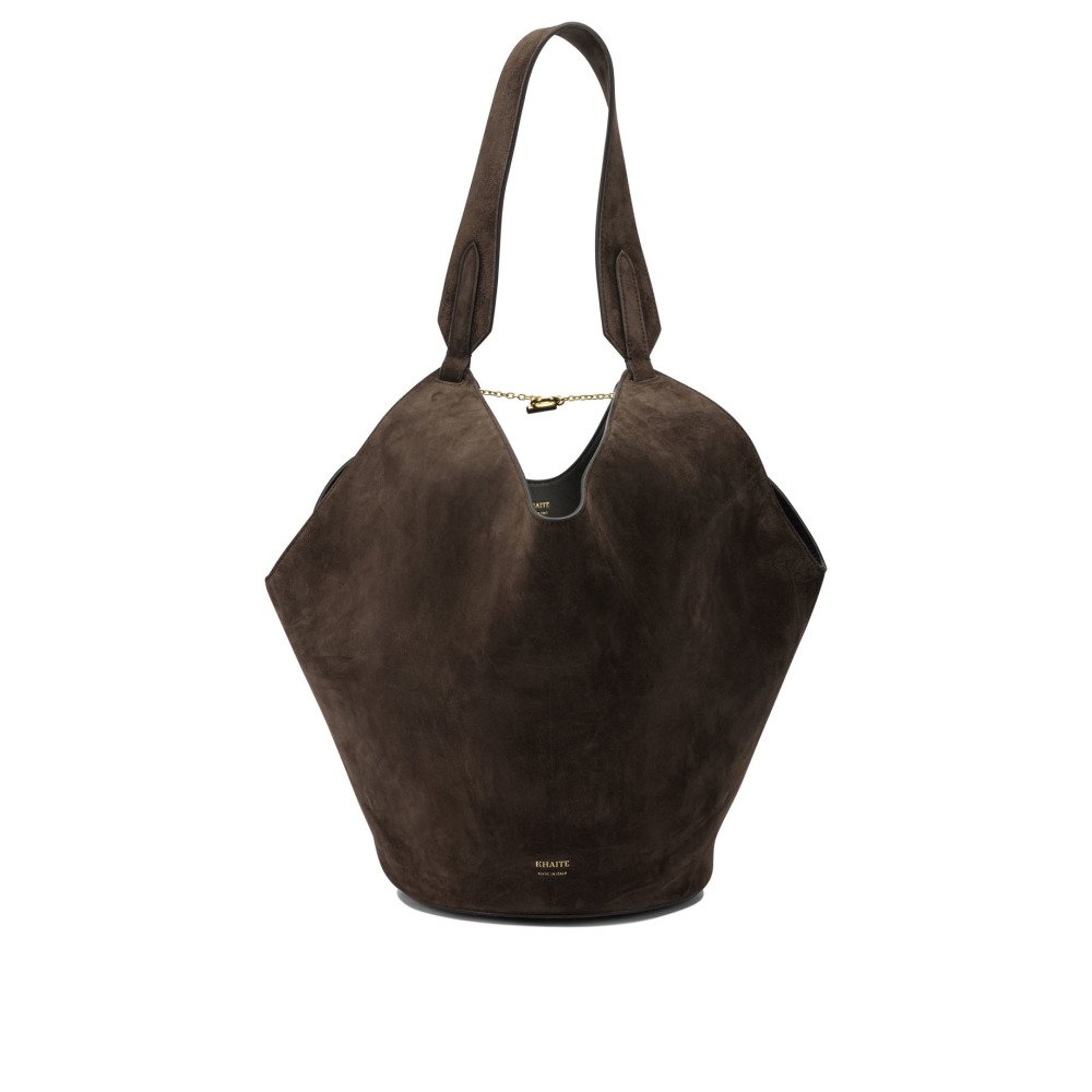 S26-khaite-H2043-726950-3 KHAITE Sac porté épaule Lotus Marron Femme – Image 1