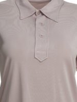 MAISON MARGIELA Polo Boutonné Rose Femme – Image 3