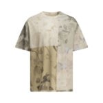 MAISON MARGIELA T-shirt Col Rond Floral Beige Homme