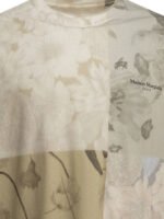 MAISON MARGIELA T-shirt Col Rond Floral Beige Homme – Image 3