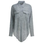 MARANT ÉTOILE Chemise Nath Bleu Femme