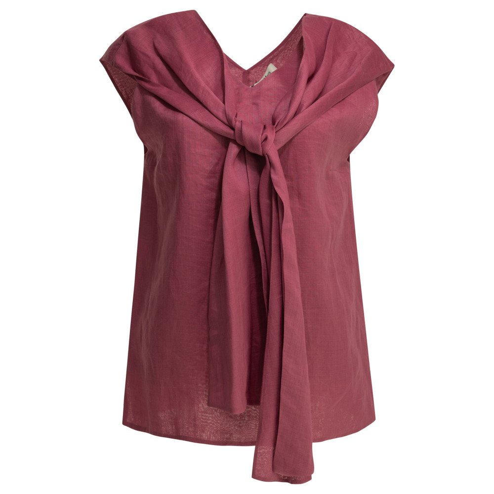 S26-max20mara20s-2619161043600SMMTALENTO059 MAX MARA S Haut Draché Fuchsia Femme – Image 1