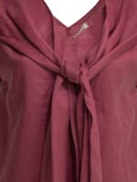MAX MARA S Haut Draché Fuchsia Femme – Image 3