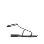 Menghi James Sandale Jelly Noir Femme