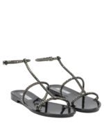 Menghi James Sandale Jelly Noir Femme – Image 2