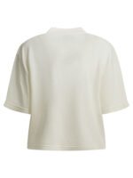 SA SU PHI Pull court Cachemire Blanc Femme – Image 2