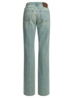 VALENTINO Jean Straight-leg Bleu Clair Femme – Image 2