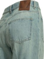 VALENTINO Jean Straight-leg Bleu Clair Femme – Image 4