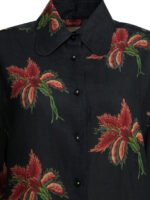 VALENTINO Chemise Floral Noir Femme – Image 3