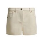 VALENTINO Short Denim Blanc Femme