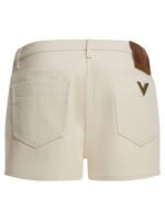 VALENTINO Short Denim Blanc Femme – Image 2