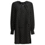 VALENTINO Robe Evasée Noir Femme