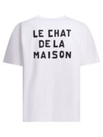 VALENTINO T-shirt Le Chat De La Maison Blanc Homme – Image 2