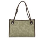 ETRO Sac porté épaule Shopping Eyes Vert Femme