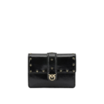 PINKO portefeuille en cuir femme noir