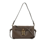 CHLOE petit sac porté épaule en cuir femme marron