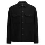 C.P. COMPANY surchemise en laine homme noir