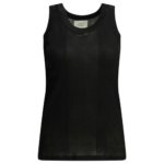 LOULOU DE SAISON top en coton femme noir