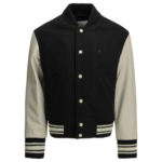 AMI PARIS blouson en laine homme noir