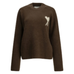 AMI PARIS pull femme marron