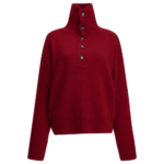 AMI PARIS pull à col roulé femme rouge