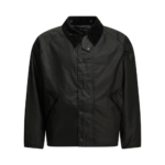 BARBOUR veste légère en coton ciré homme noir