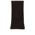 LE BONNET écharpe en laine femme marron